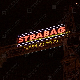 Брендирование башенного крана для компании STRABAG («Штрабаг»)