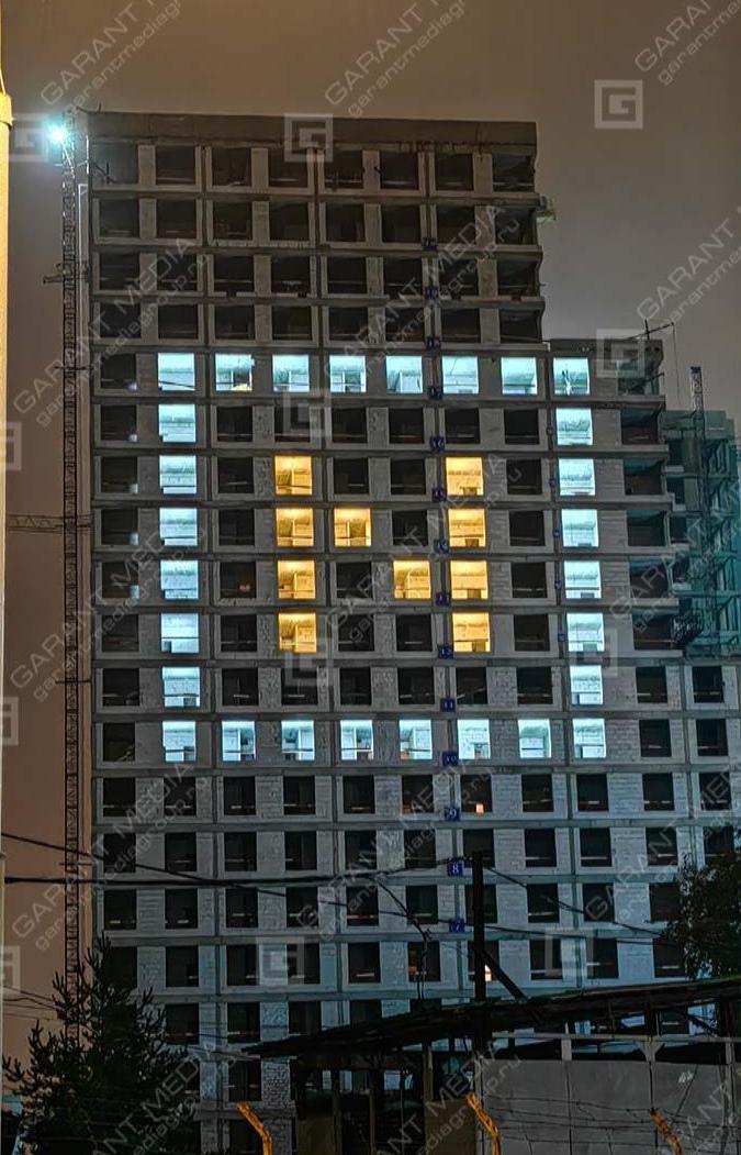 Архитектурное световое брендирование фасада