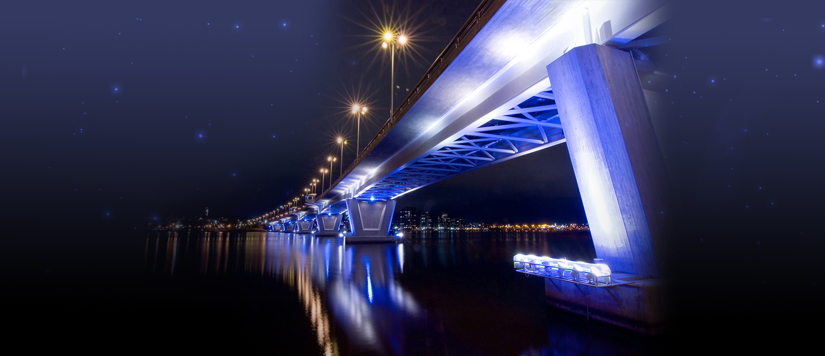 Художественная подсветка мостов