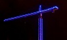 Декоративная подсветка башенного крана. Москва
