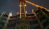 Новогодняя подсветка башенных кранов г. Зеленоград